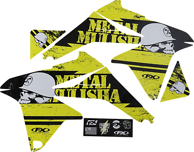 Factory Effex Metal Mulisha Shroud Graphic Kits 23-11430
