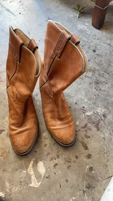 Generic Bottes de Cowboy à Mollet Large pour Femmes, Bottes de Cowgirl Western brodées, Style