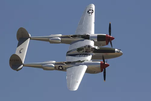 Riesig 1/6 Maßstab Amerikanische Plans Für Lockheed Ww-Ii P-38 Blitz Plans, 94ws