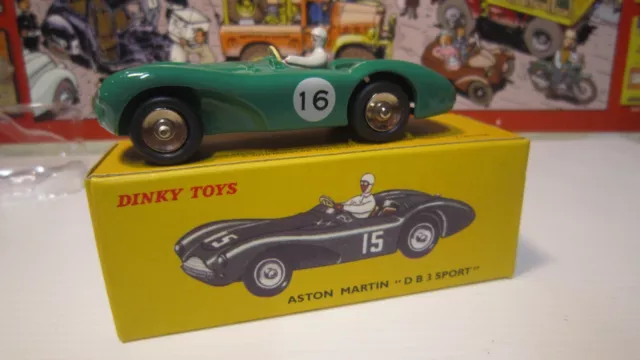Aston Martin D B 3 Dinky Toys Neuve + Boite Atlas Au 1/43 Eme