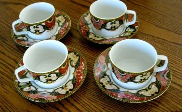 IMPERIAL IMARI Georges Briard BRRIMI Early 19th Century Tea Set of 4