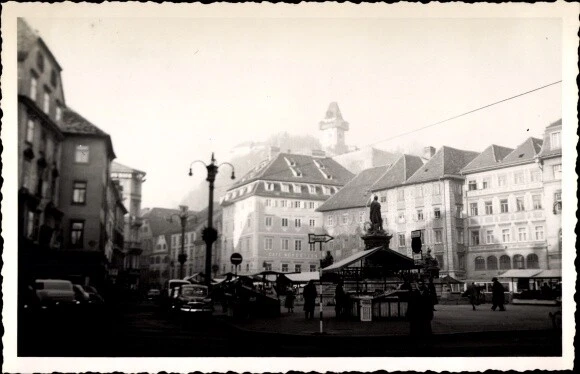 Foto Ak Graz Steiermark, Partie auf dem Hauptplatz - 10570716