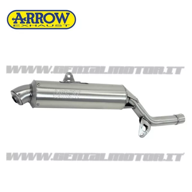 Terminale di Scarico Arrow Enduro 4T Acciaio Honda Xr 600 R 1991 > 1998 2