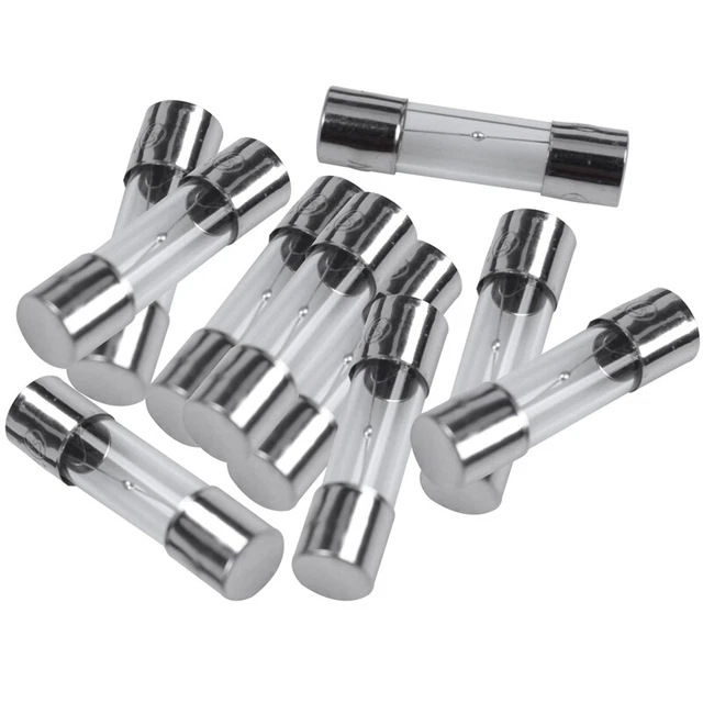 10 Pcs 250V 3A 3Amp Souffle lent Fusibles de Tubes de verre 5mm x 20mm F9K3 3