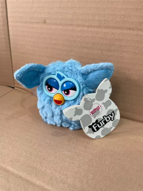 FURBY mini con VENTOSA plush peluche 12 CM HASBRO FAMOSA azzurro