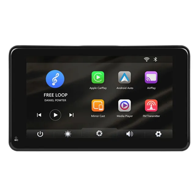 7in Radio Car Multimedia Video Smart Screen Player Auto Wireless Carplay Android