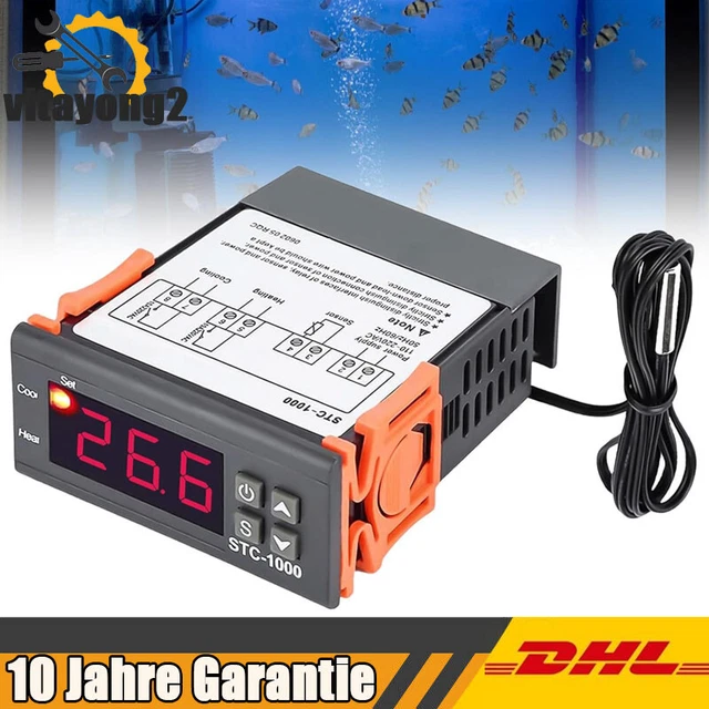 Binghe Digitaler Thermostat W3230 - Temperaturregler Für Heizung & Kühlung (-50°C Bis 120°C)