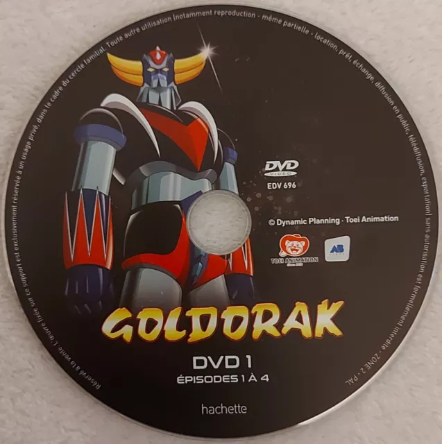 DVD Goldorak / Grandizer épisodes 1 à 4 - Hachette - Audio: FR/JP 3