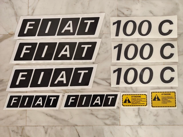 ADESIVI DECALCOMANIA TRATTORE FIAT 250DT - Foto 9