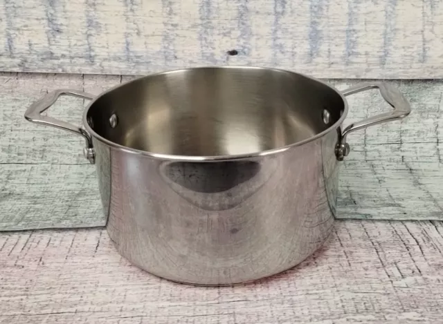 Farberware Millennium 6 Qt Copper Bottom Stock Pot  18/10 Stainless Steel -C Q00