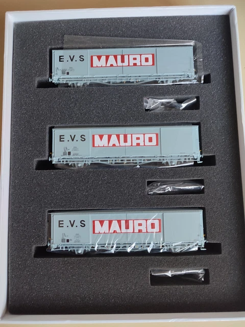 Coffret LS Models 3 Wagons EVS MAURO - Réf 30665 - Neuf - Modélisme Ferroviaire