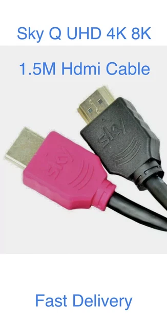 SKY+ SKY Q HD 4K 8K 3D UHD HDMI CABLE (100% genuine)CLEARANCE🔥 £6.99 ...