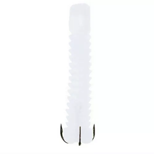 Doc's Super Catfish Worms 6/2 Packs Dcw-White (Use With Sonny' Sss Dip Bait)