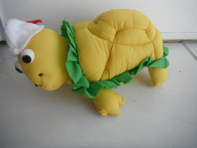 Tortue Peluche Minouche - Années 1970 - France - Casimir