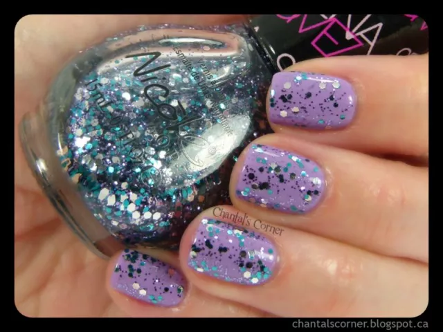 NEW! Nicole By OPI by Selena Gomez nail polish lacquer SWEET DREAMS ~ GLITTER