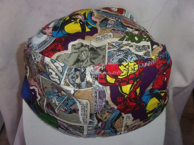 Surgical Caps/Scrub Caps/Sweat Band/X-Men/Avengers Pattern/Ties/Blue/Red/New/USA