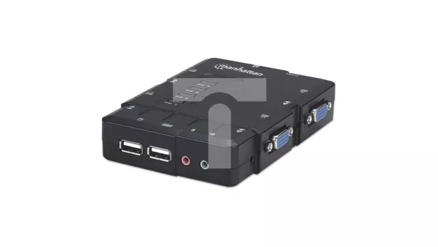 VGA/USB 4x1 4-Port KVM Switch with Audio/Mic /T2UK