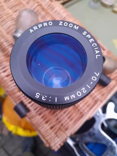 Arpro Zoom Spezialobjektiv 70–120 mm 1:3,5 für Projektor oder Digitalkamera