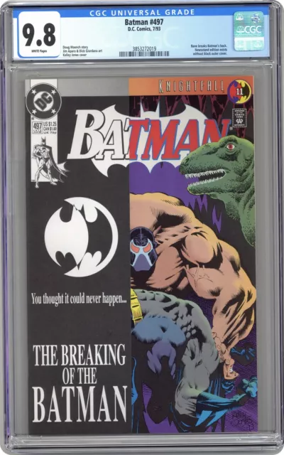 Batman #497D Direct Variant 1st Printing CGC 9.8 1993 3853272019