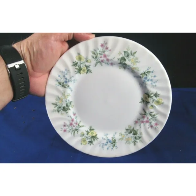 Minton Bone China England,Spring Valley Pattern Luncheon Plate 8" wide Vintage