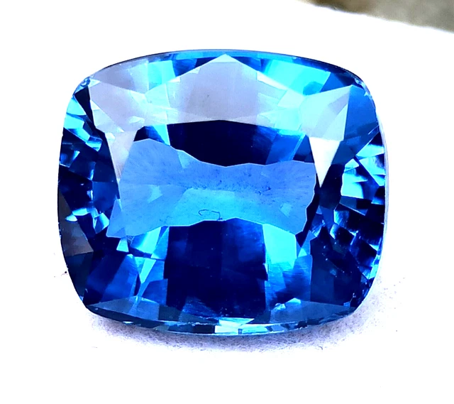 Aigue-marine Naturelle Brute Du Brésil - 1,27 Carat - Bleu Océan - Taille Ovale