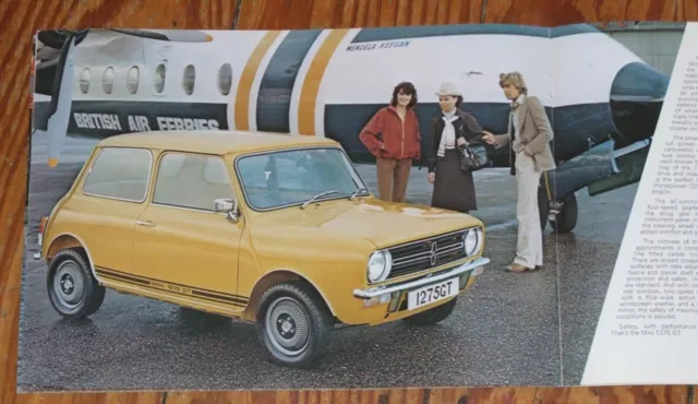 1977 BL Mini Clubman Traveller Estate 1275 GT Prospekt brochure n Morris Austin