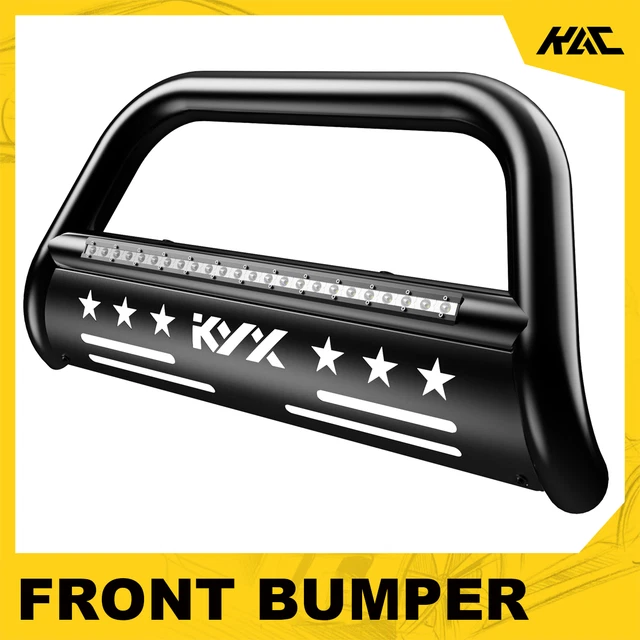 Front Bumper w/ Led Light For 2007-2018 Chevy Silverado Sierra 1500 Tahoe Yukon