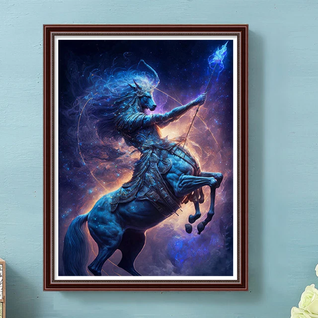 5D DIY Full Round Drill Diamond Painting The Zodiac Kit Art Home Decor (sz3722)