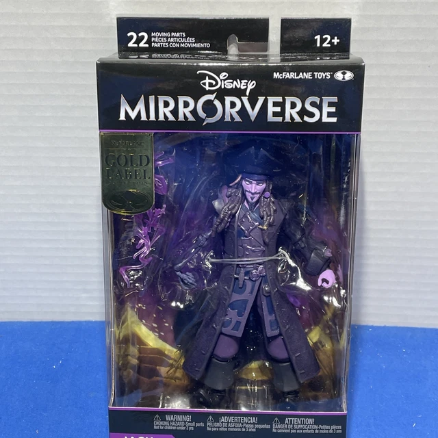 Disney Mirrorverse Jack Sparrow Fractured Gold Label 7” Figure New McFarlane