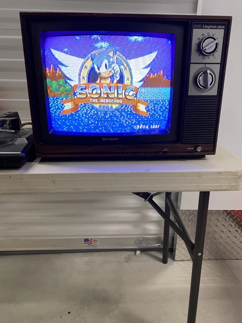 Sharp Linytron Plus 13” Model FF13603 Vintage 1984 CRT TV!