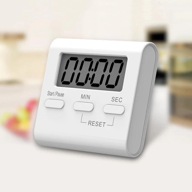 Kitchen Cooking Timers Count-Down Up Large LCD Digitals Alarm Clock Z L4I0 L0W9