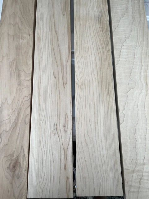 6 pack13/16 X 3 3/4 x 24 HARD MAPLE Wood Boards Kiln Dry sanded 4 sides