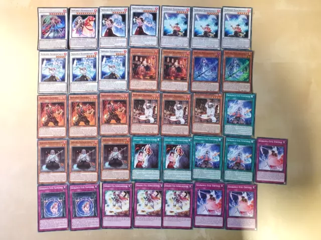 Shiranui Zombie Deck / Set YU-GI-Oh Karten Shogunsage Sonnensage Spektralschwert