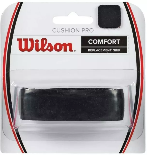 Wilson Cushion Pro Comfort Replacement Grip, Black | FREE SHIPPING | NEW AU