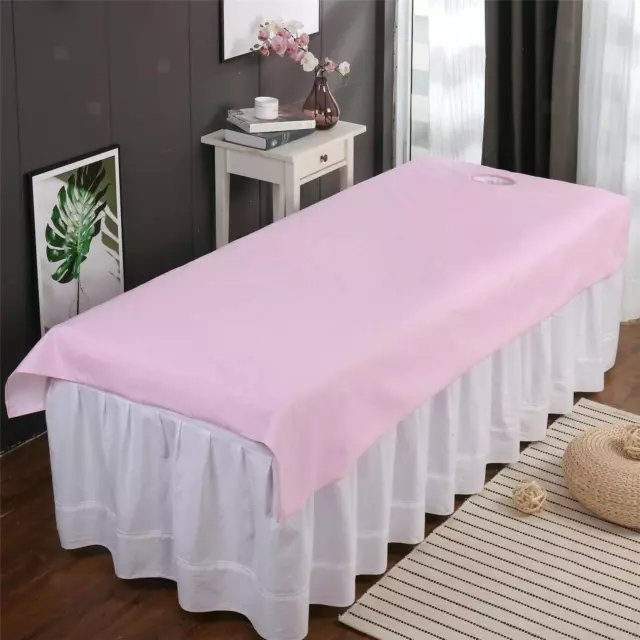 Beauté Table De Massage Couverture Anti-huile Spa Traitement Feuilles