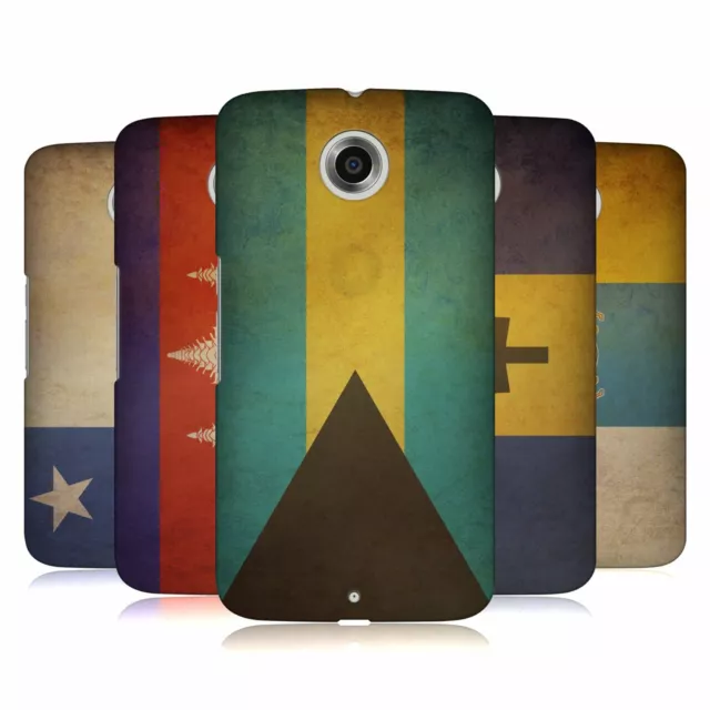 Head Case Designs Vintage Flags Set 3 Case & Wallpaper For Motorola Phones 2