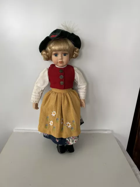 17” German Feinart Faelens Reinart Porcelain Doll