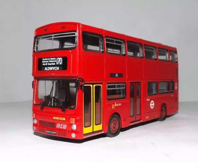 Unboxed Corgi 45105 London Transport Mcw Metrobus D/D Bus 4Mm 1:76 Scale