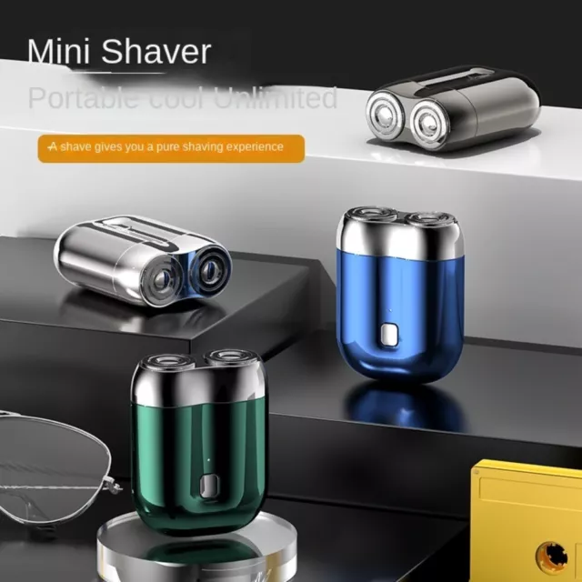 Portable Beard Trimmer Mini Shaving Blad Head Mini-Shave  For Men