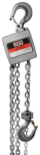 Jet 1 1/2 Ton Hand Chain Hoist With 30' Of Lift