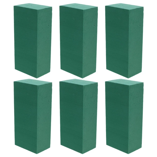 6 pz assorbimento acqua composizione fiori freschi mattoni porta fiori fiore