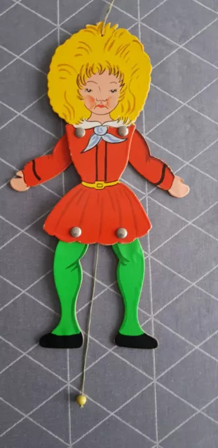 1950 er Deutscher Hampelmann Kunst Struwwelpeter 27cm 