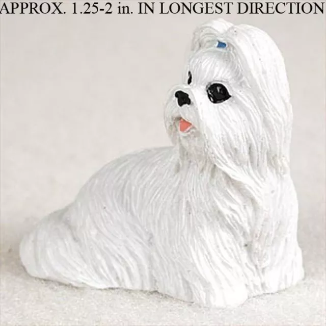 Shih Tzu Mini Figurine White