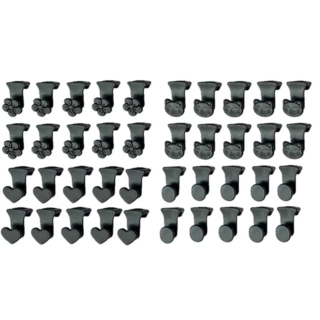 40 STCK. Platzsparende Aufhänger Haken, Kleidung Aufhänger Stecker Haken für Organiz L3H4