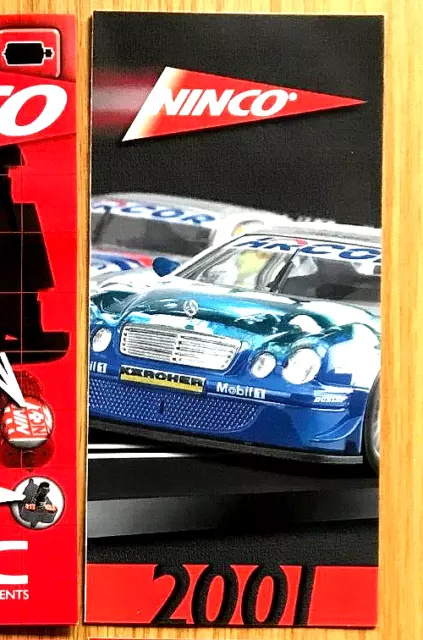 NINCO LEAFLET 2001 UK Slot Cars & Sets (Scalextric / Fly / SCX / Carrera)