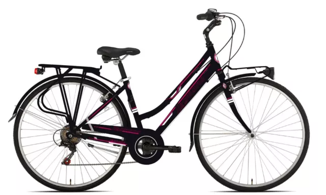 Bici Legnano L486 Versilia Bicicletta Acciaio City Bike 28' Ctb Donna 6Velocita'