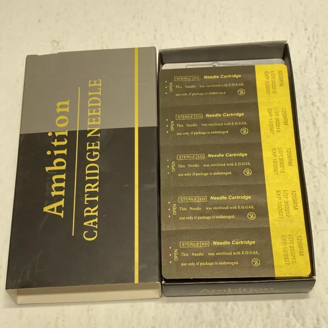 Paquete de 20 agujas de cartucho Ambition, 1209RM