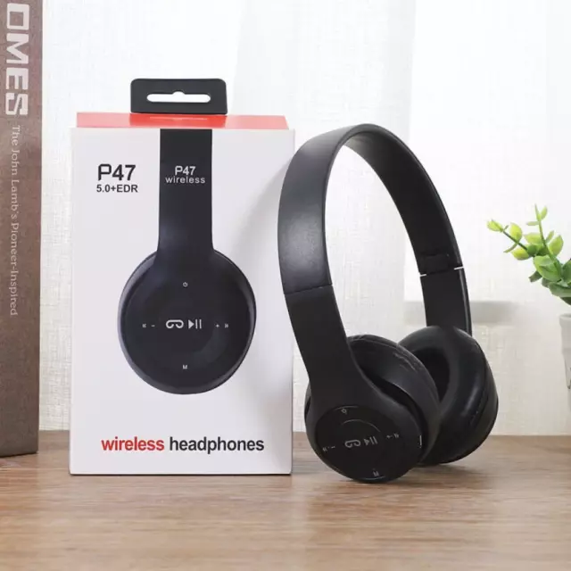 Wireless Bluetooth Headphones with Noise Cancelling Over-Ear Earphones 5.1 UK