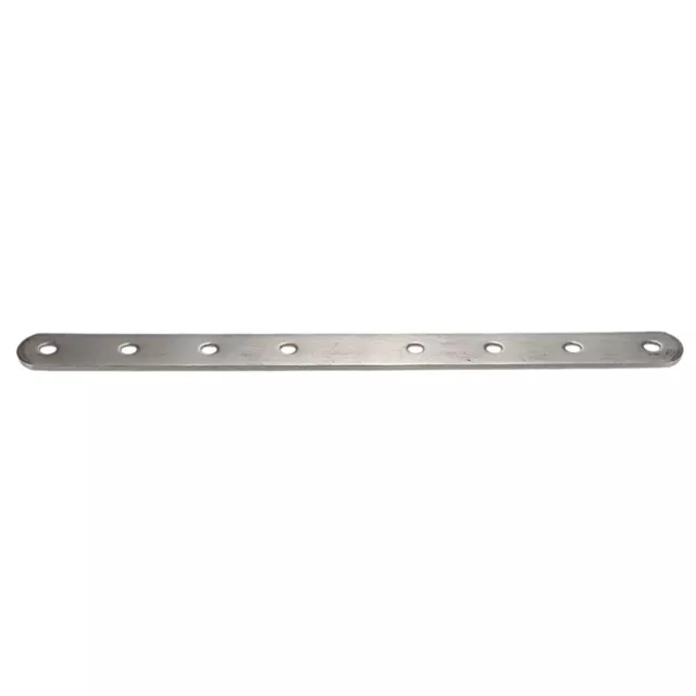 1X(Metal 8 Holes Flat Straight Corner Brace Angle Bracket 250mm V4W2)