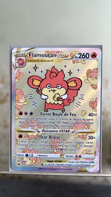 Carte Pokemon Flamoutan VSTAR GG37/GG70 EB12.5 Zénith Suprême NEUF FR ⭐️